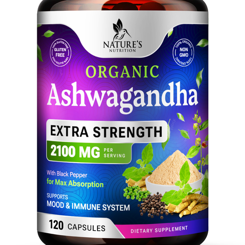 Ashwagandha Design Needed for Nature's Nutrition Design by Studio MH