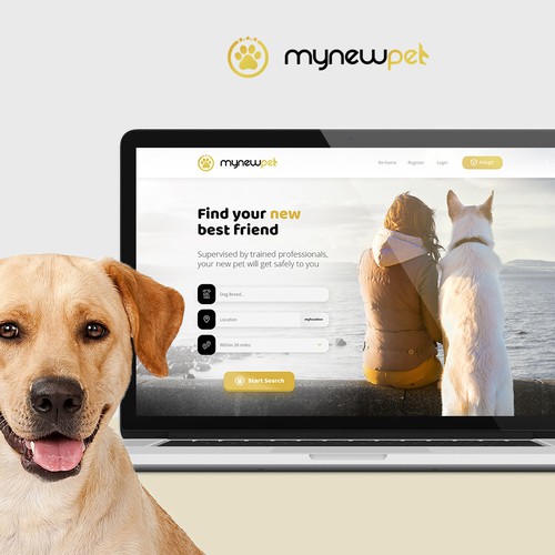 Create homepage for online pet classified store | Web page design contest