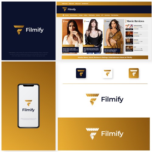 Need a vibrant logo for Indian entertainment website Design by CreativeJAC