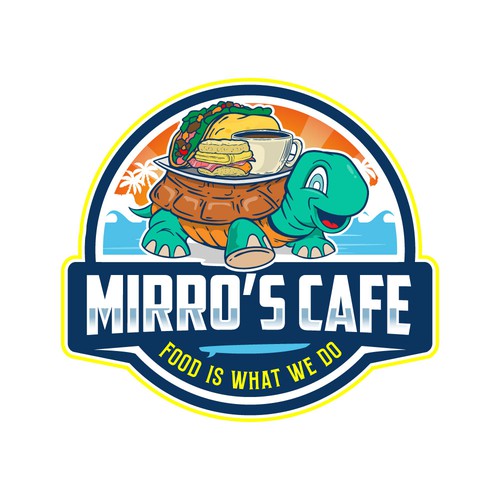 Design a vibrant logo for an awesome beach cafe Design by AlarArtStudio™