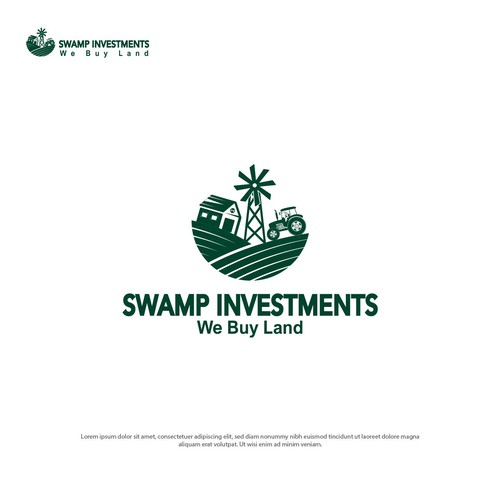 We need a logo for Swamp Investments - We buy Farms, Timberland and Vacant Land Design by Hossam zakria