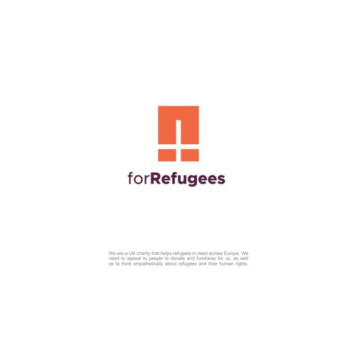 Design a modern new logo for a dynamic refugee charity Réalisé par Insan_M