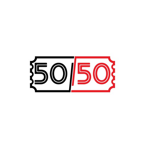 Desing a raffle competition logo for 50/50 Design by NOSHA bizsol