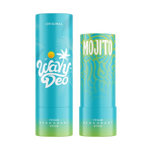 Design creative product packaging for an up and coming deodorant brand! Design by znakovanj