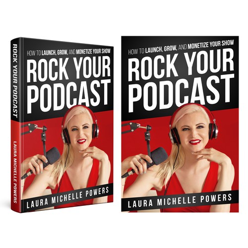 Podcast Book Cover - Rock Your Podcast Design by Whizpro