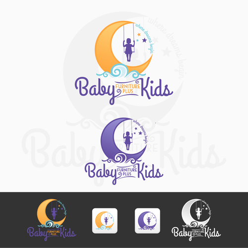 Designs Baby Furniture Plus Kids needs a new logo Logo design contest