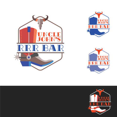 RRR Bar logo contest Design by chiran2018