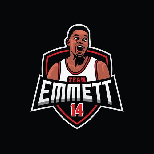 Basketball Logo for Team Emmett - Your Winning Logo Featured on Major Sports Network Design por ES STUDIO