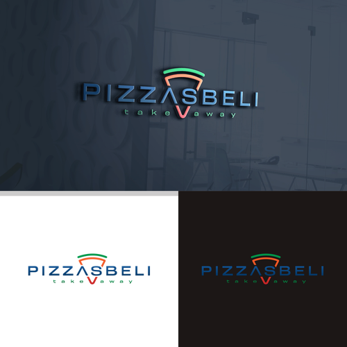 "Design an elegant and modern take away pizzeria logo" winning Logo & brand identity pack