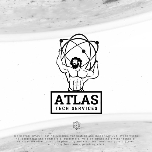 Guaranteed-  Create a logo and branding concept for Atlas Tech Services Design by David Uzcategui