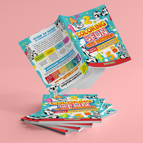 Cover design for coloring & activity book-ontwerp door WADEHEL