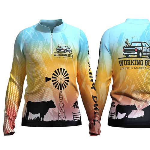 Long sleeve uv fishing shirt (with collar and cuffs), Clothing or apparel  contest