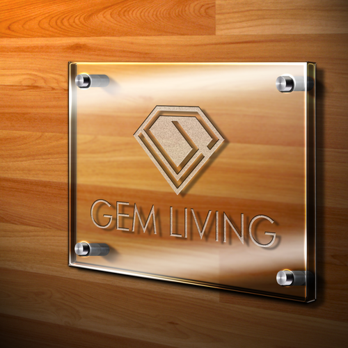 Geometrical, minimalist, modern brand design for Gem Living Design by Sayaad Alduwlar