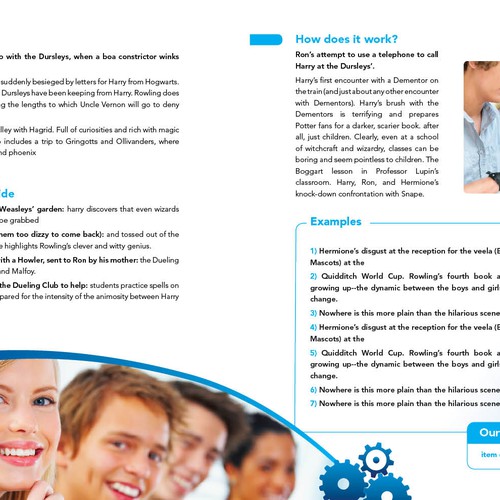 Brochure design for Startup Business: An online Think-Tank Ontwerp door gd-fee