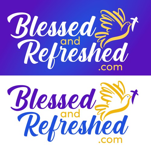 Blessed and Refreshed Logo Design by Bishop Massey