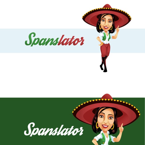 Design by manuk titled "Create a character style logo for Spanslator"