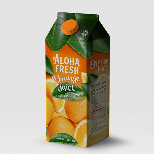 ALOHA FRESH JUICE & TEA Design by Jdodo