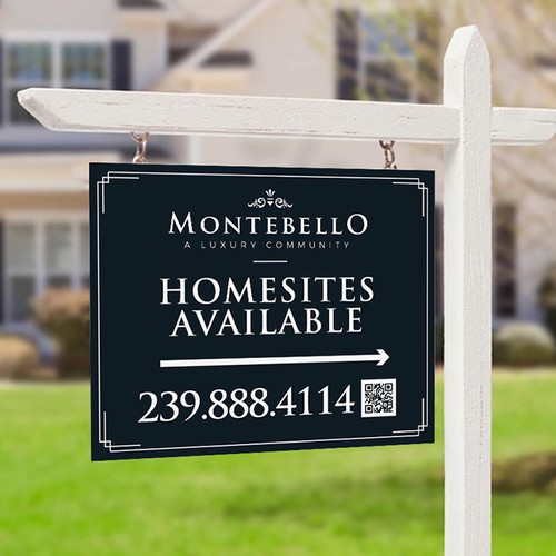 Upscale and Sophisticated New Homes for Sale - Signage Design by si_JambuL