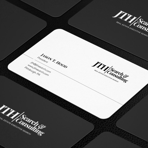 Business Card Design for Executive Search Firm Design by CilioLab✦