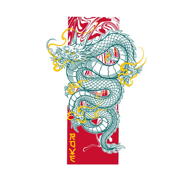 Design criado por Bagus Sujatmiko com o nome "Rove T-shirt Japan series"