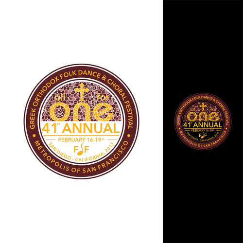 Greek Folk Dance and Choral Festival Annual Logo Design by Jong Java