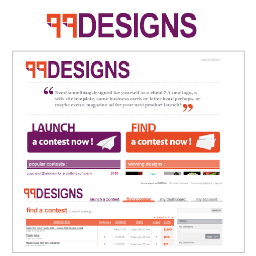 Logo for 99designs Design by fingersmith001