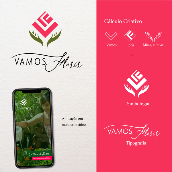 Design realizzato da NANDAI9ALY intitolato "Vamos Florir, design vencedor do concurso"