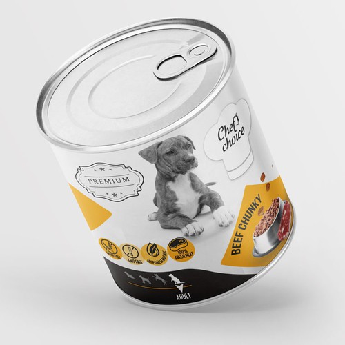 Design a super premium pet food packaging! Design by Budour A.