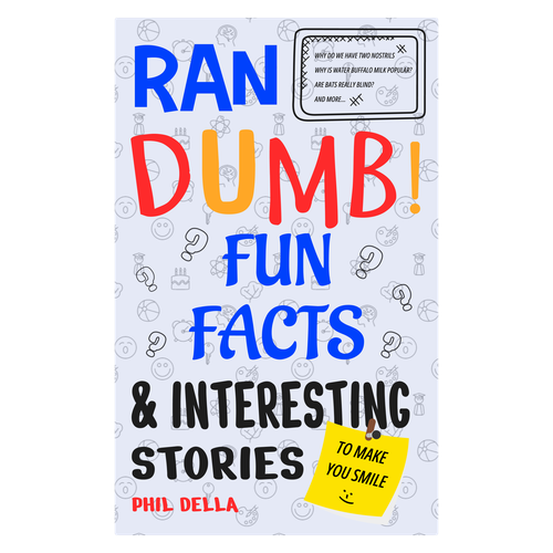 Ran-Dumb Fun Facts Book Cover Design by HarshGogri