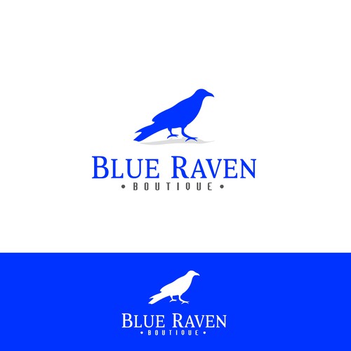 Logo for blue raven boutique Logo design contest 99designs