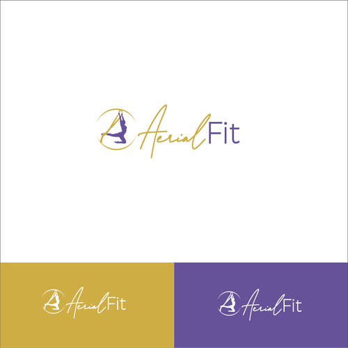 "Aerial Fit" Logo for our new aerial sports shop Design by Jaletina