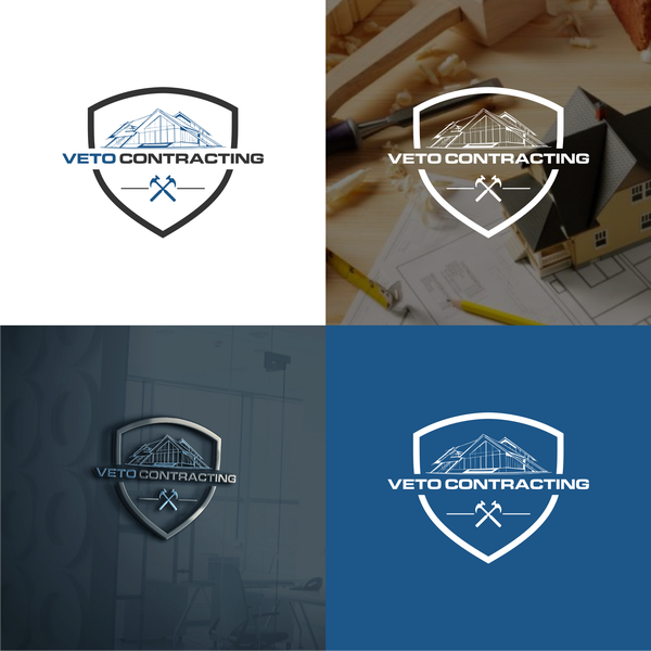 Design by *1003* titled "Create a logo that will draw in customers for veto Contracting"
