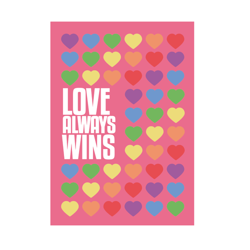 LGBTQ lesbian Loud and proud rainbow book cover To Attract readers Design by Radostella