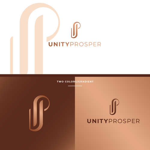 ~ LOGO  FOR REAL ESTATE FUND ~ UNITY PROSPER Design by deerlogo