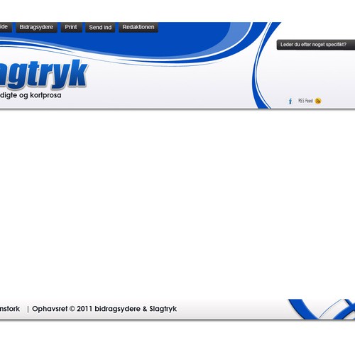 Simple Header and Footer for website Design von GRAFFYX ™