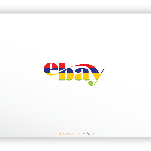 99designs community challenge: re-design eBay's lame new logo! Design by menangan