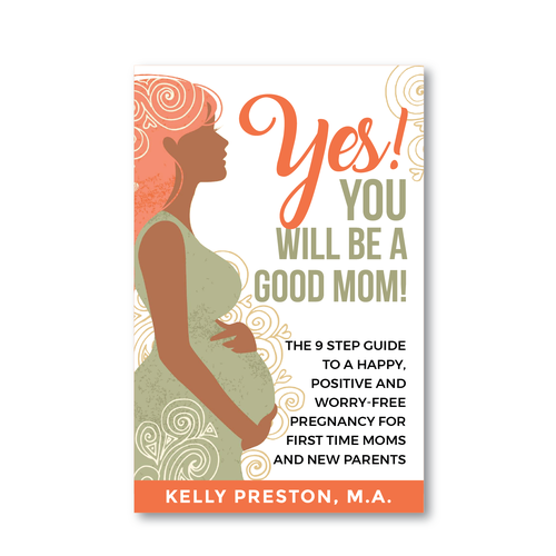 Design an ebook cover to reflect the beauty of pregnancy, and get rid of the new mom's fears. Design by romy