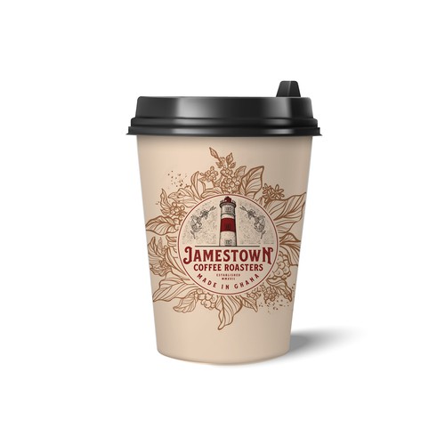 Design Coffee To-Go Cup Design for Cafe in Ghana di diviart