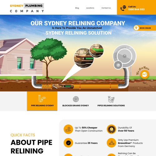 ⭐ SYDNEY PLUMBING COMPANY NEEDING FRESH NEW WEBSITE Design by Web Amenity