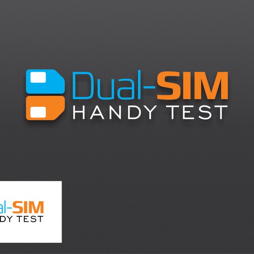 1 fresh logo for a website reviewing 2-SIM smartphones Design by XarXi