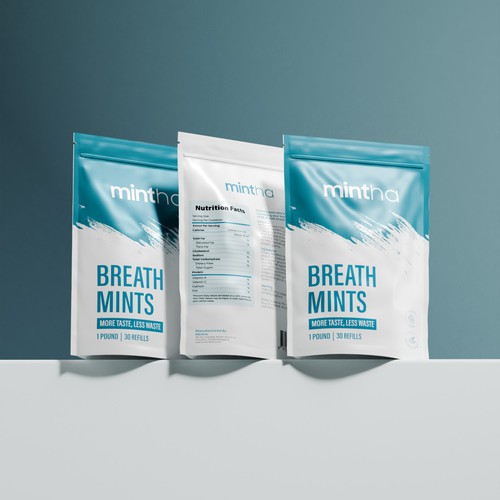 Upscale fresh breath mints pouch Design by Kulkicreatives