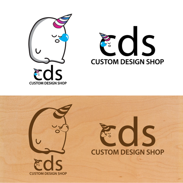 A tiny unicorn-like funny creature