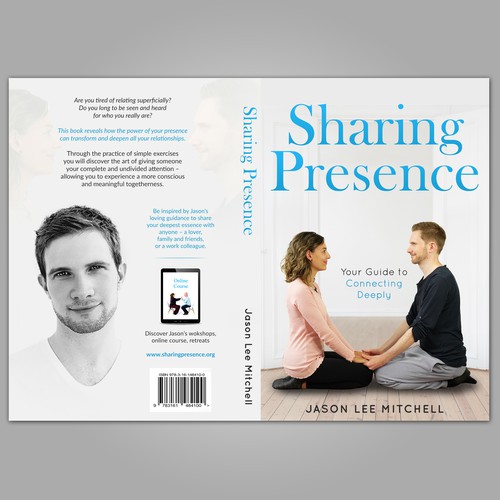 Mindfulness Book Cover on Sharing Presence Design by nOahKEaton