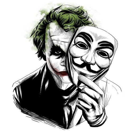 mel169さんのTattoo Designs - Joker Anonymousデザイン