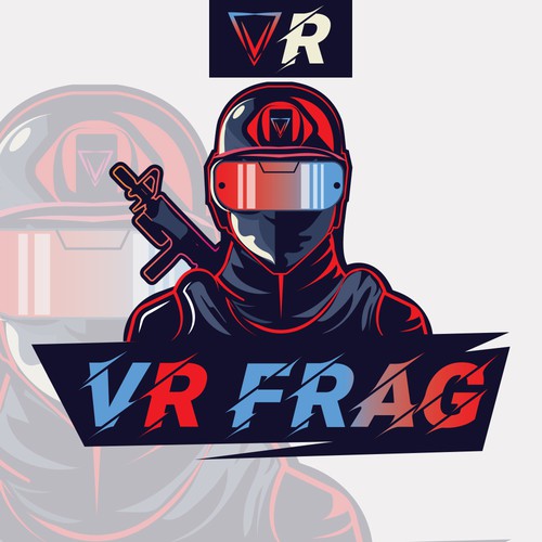 VR shooter played at large space VR arcades is looking for a logo. Réalisé par BAHAA FIKRY