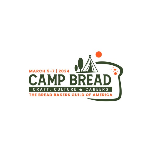 Seeking a playful and evocative logo for Camp Bread--an event for professional bakers Design by Astart