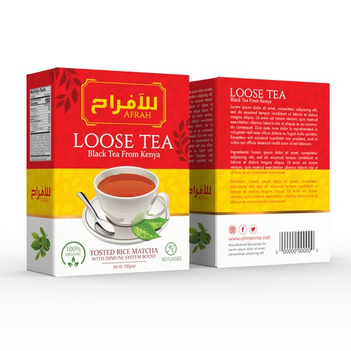 Tea Package Design Design by syakuro