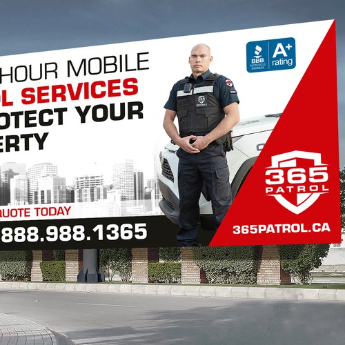 I need a billboard design for a Security Guard Company Design by Deep@rt