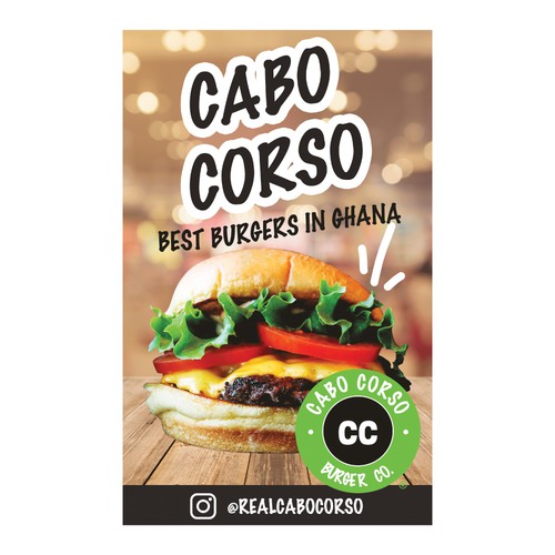 Billboard for Burger Company Design by Indira P