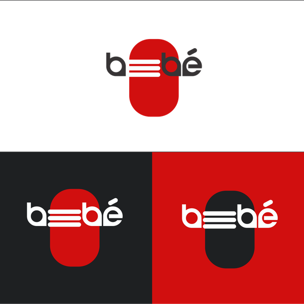 Design by Earth Design titled "Bebé is artist name of musician and logo concept is for YouTube Channel."